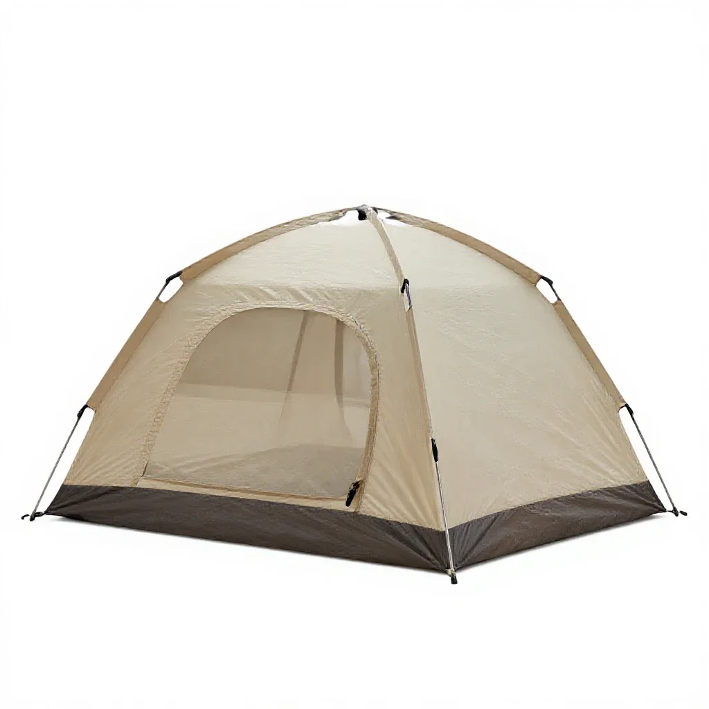 Dome tent isolated on a white background