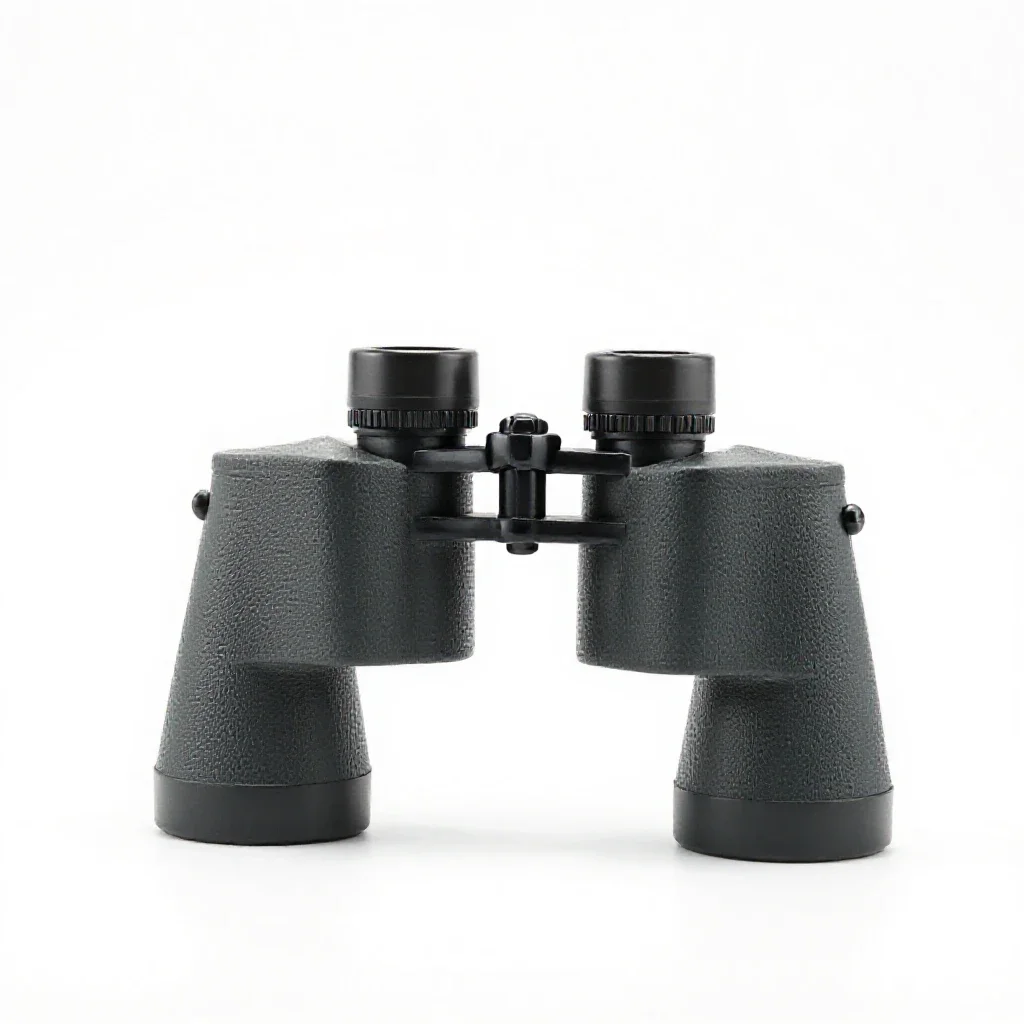 Pair of binoculars isolated on a white background