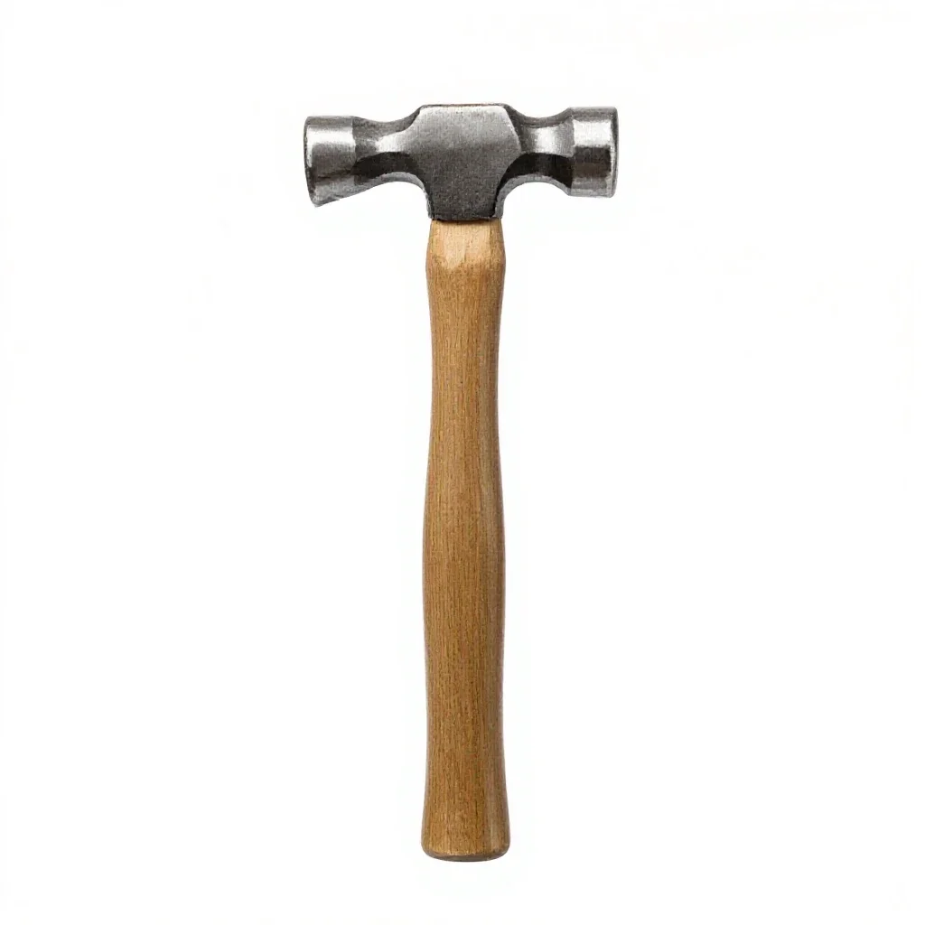 Rock hammer isolated on a white background