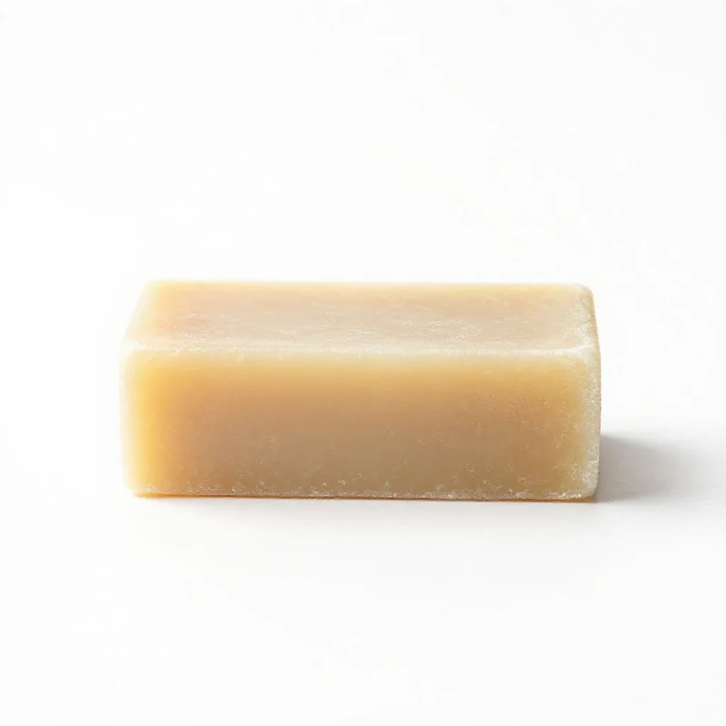 Surf wax bar isolated on a white background