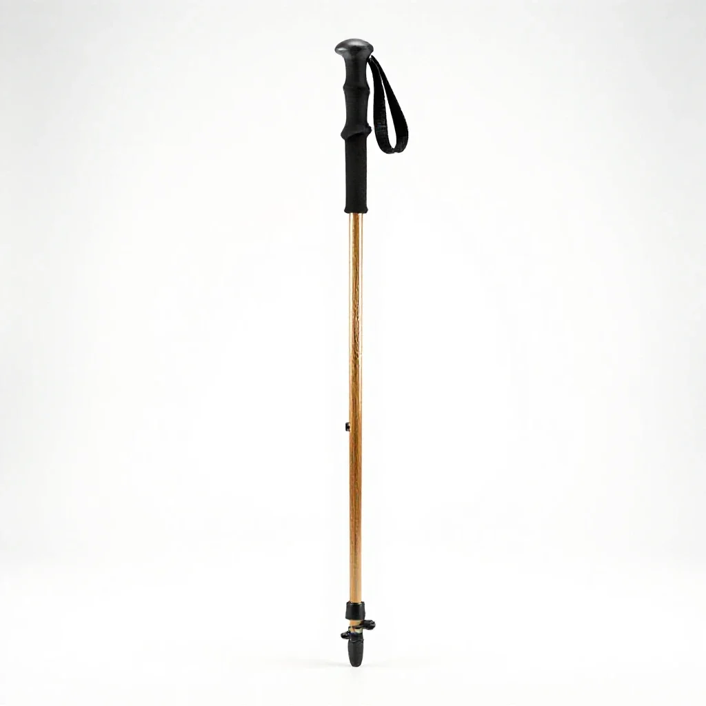Trekking pole isolated on a white background