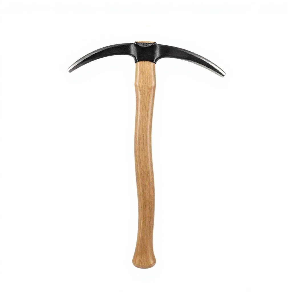 Ice axe isolated on a white background