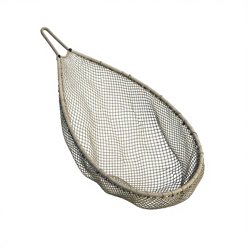 Fish net isolated on a white background