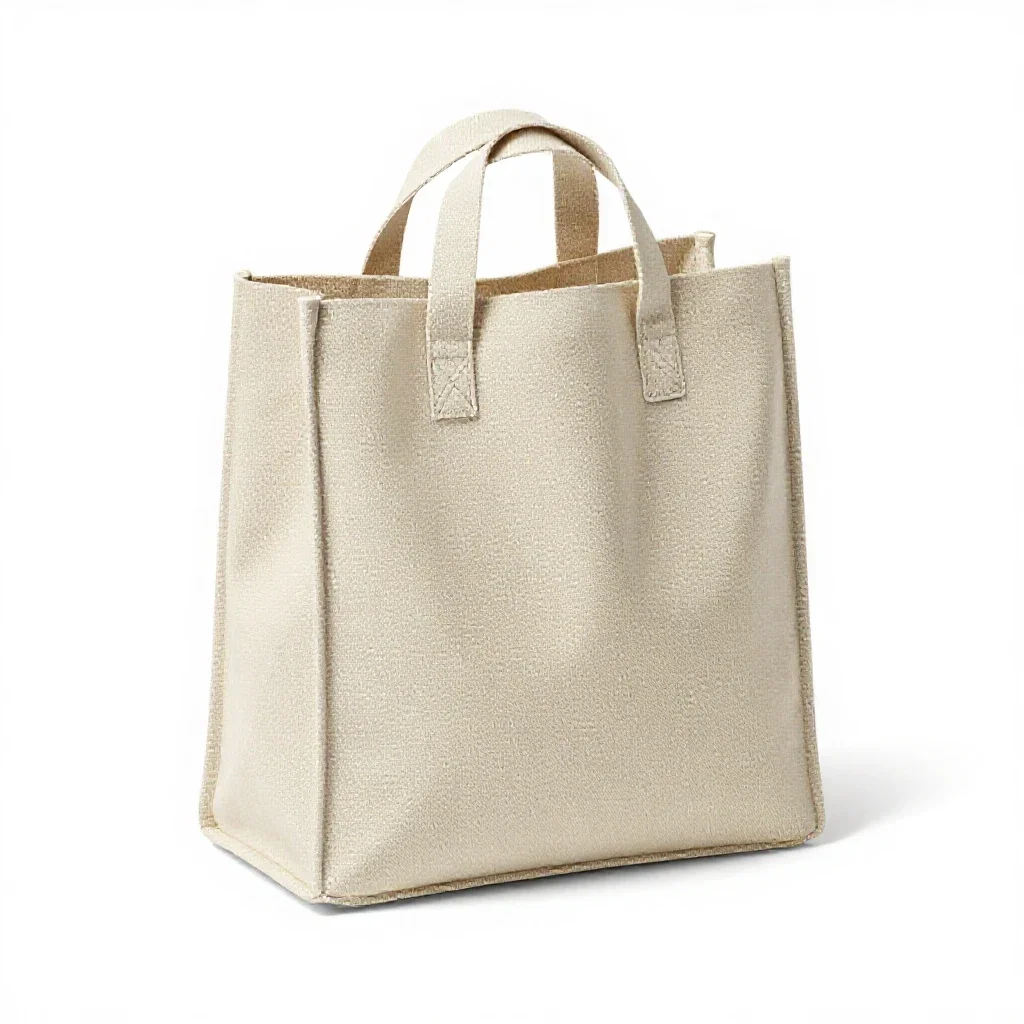 Soft carrier bag isolated on a white background