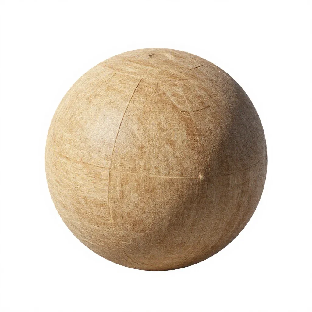 Treat puzzle ball isolated on a white background