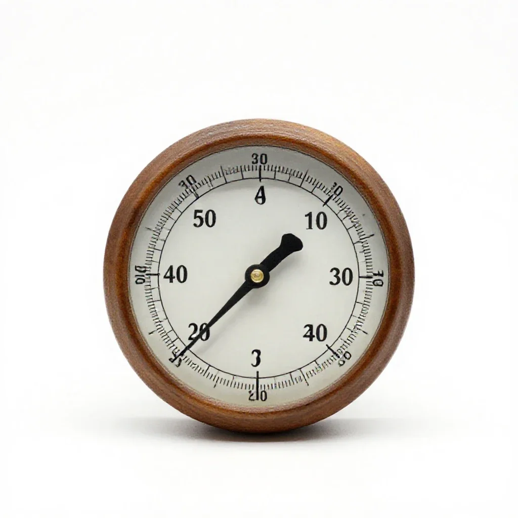 Barometer isolated on a white background
