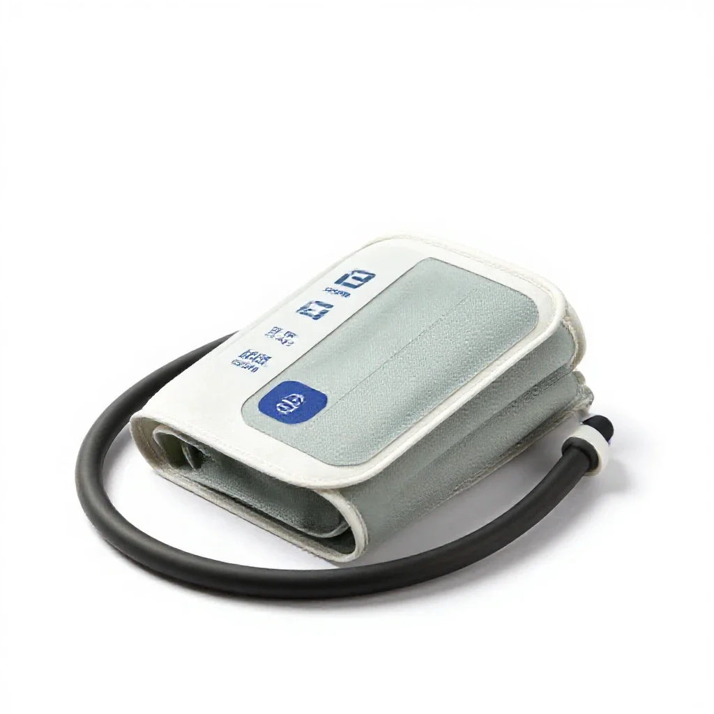 Blood pressure cuff isolated on a white background