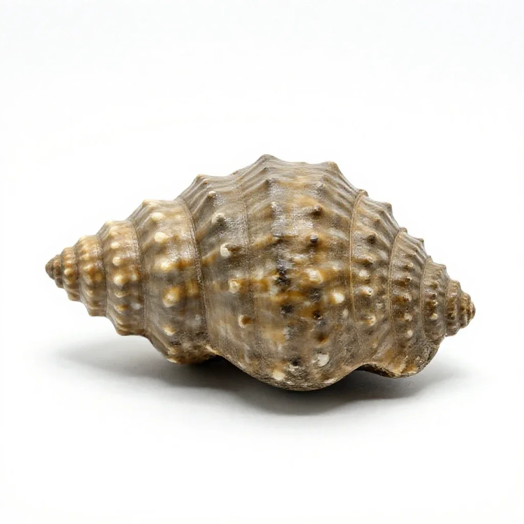Fossil trilobite isolated on a white background