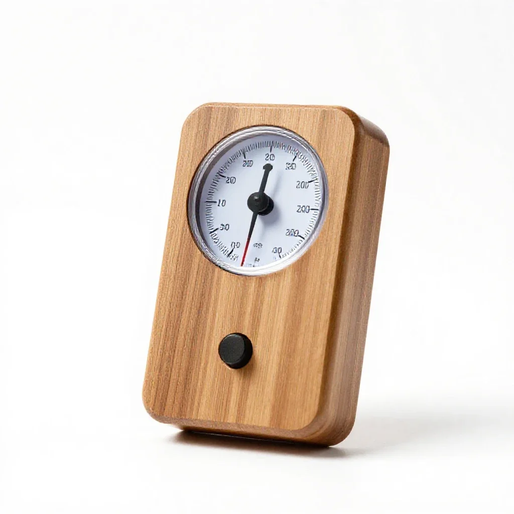 Hygrometer isolated on a white background