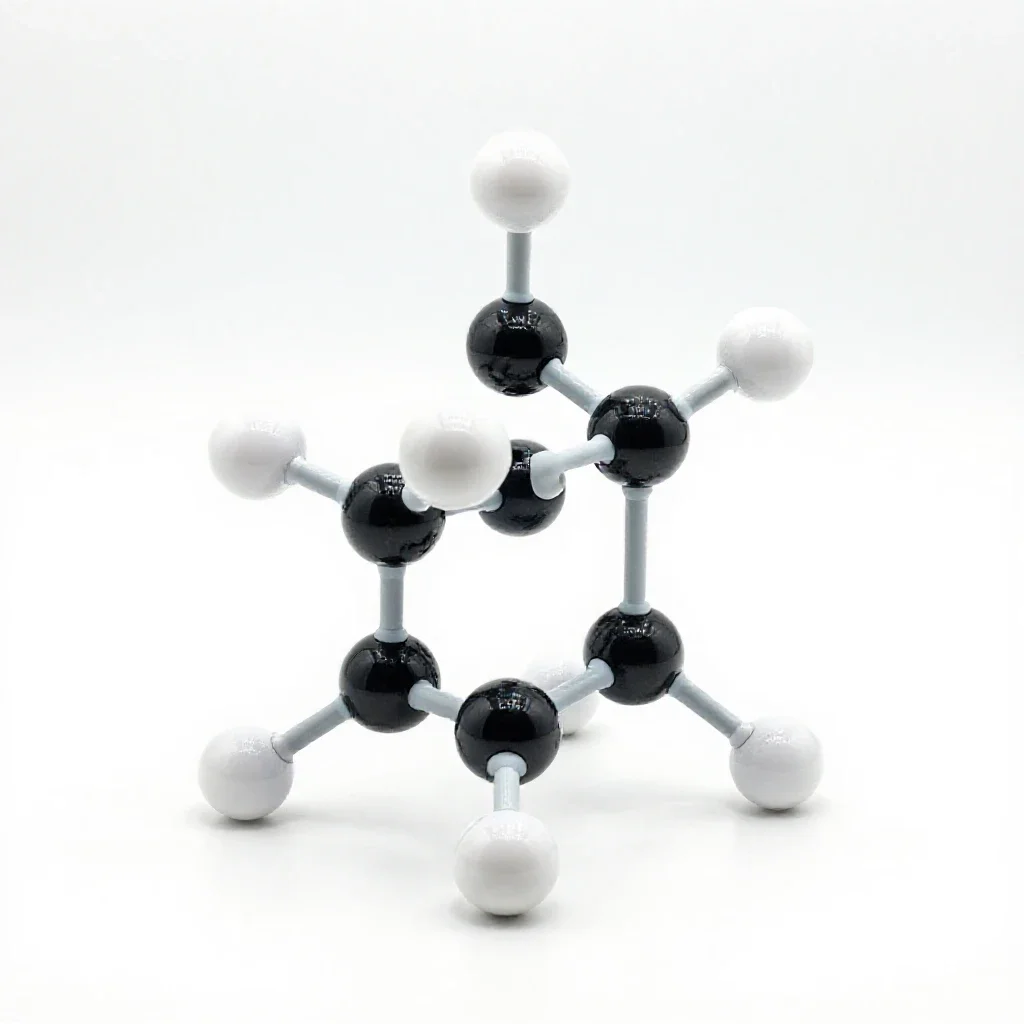 Molecular model kit isolated on a white background
