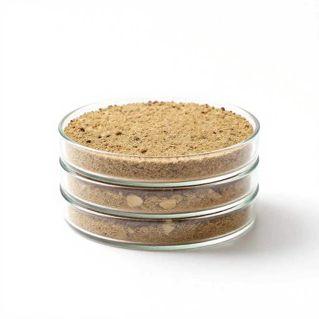 Petri dish stack isolated on a white background