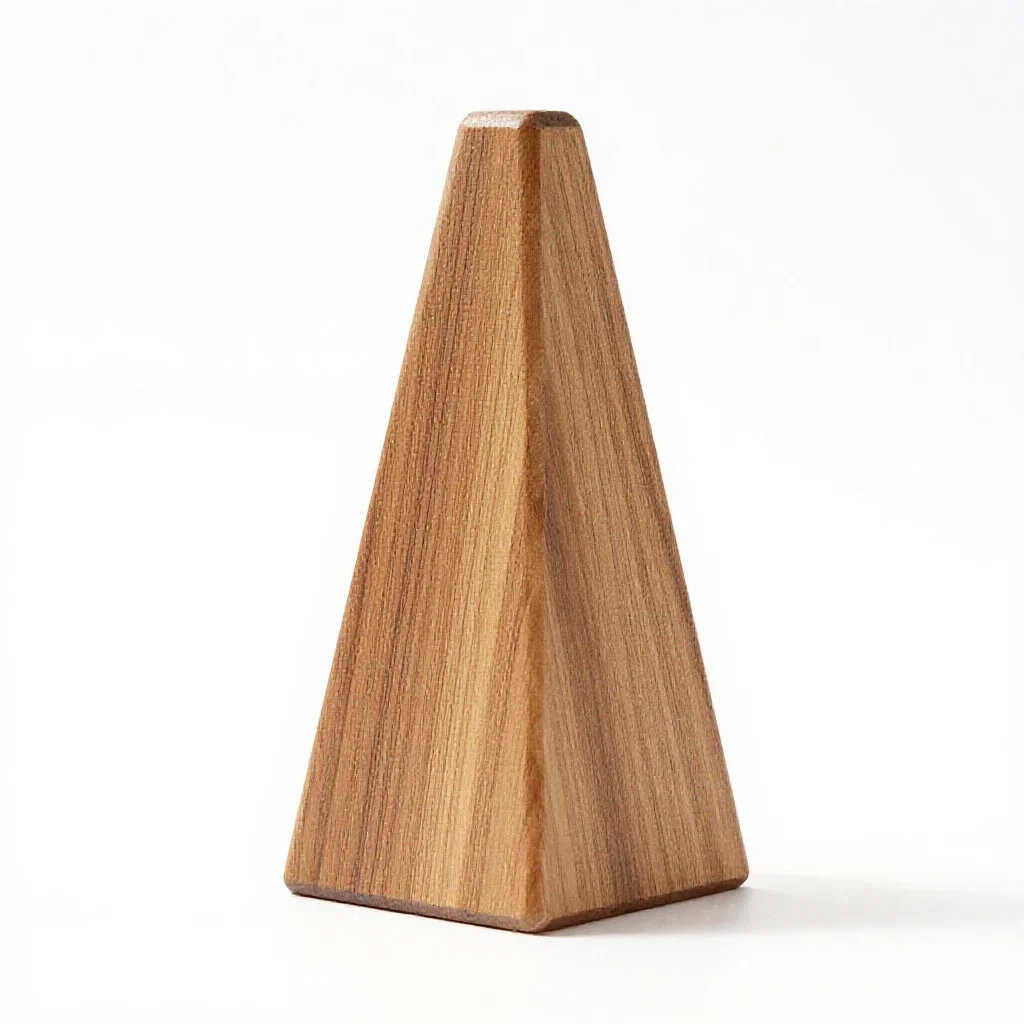 Prism splitting light isolated on a white background