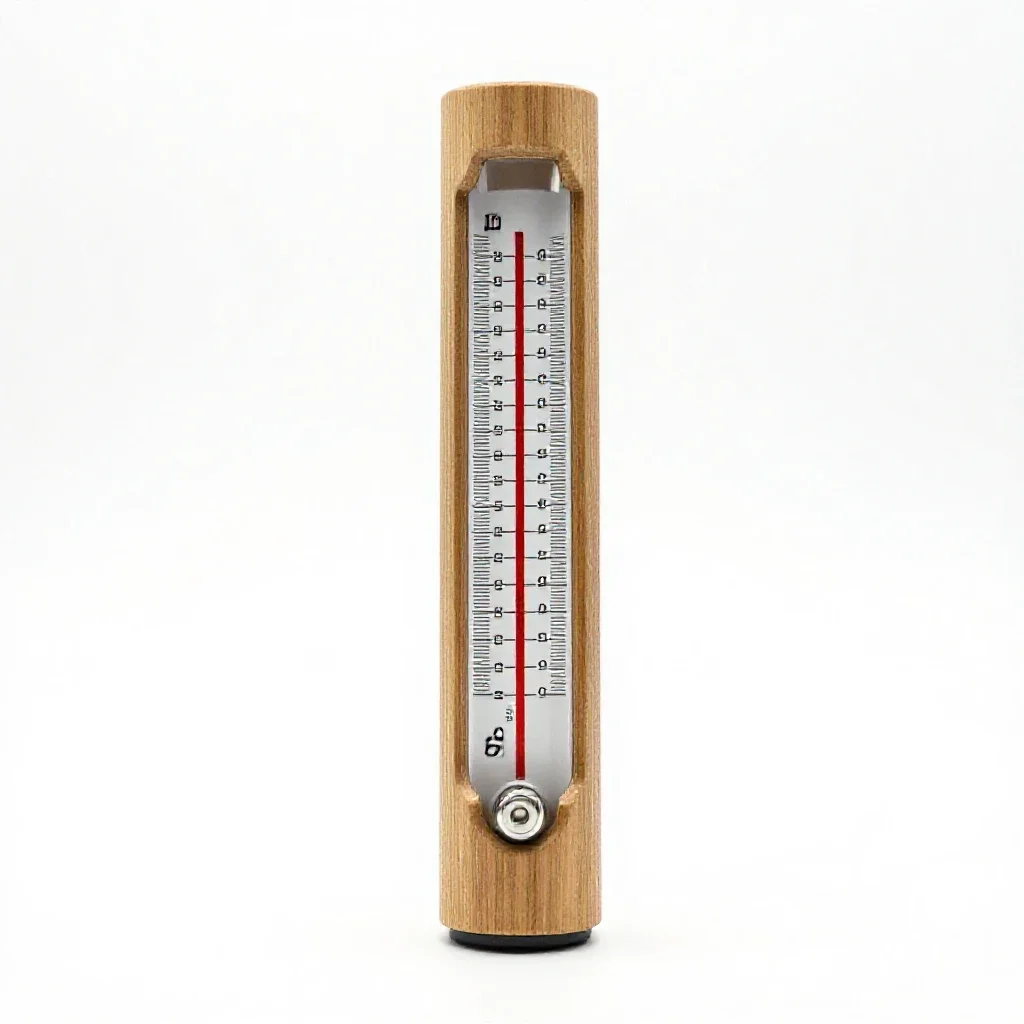 Rain gauge isolated on a white background