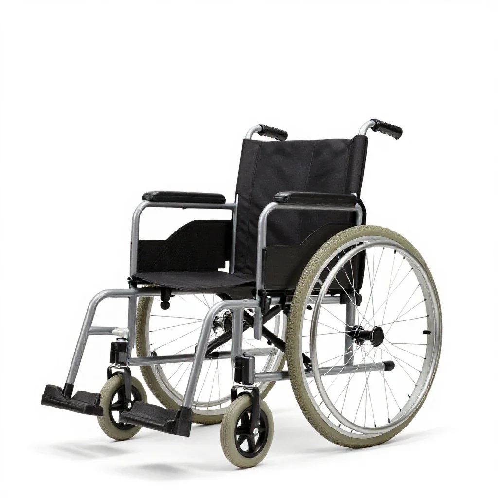 Wheelchair isolated on a white background