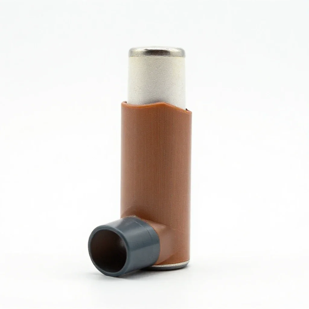 Inhaler isolated on a white background