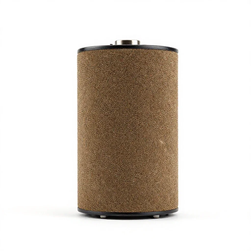 Fusion power cell isolated on a white background