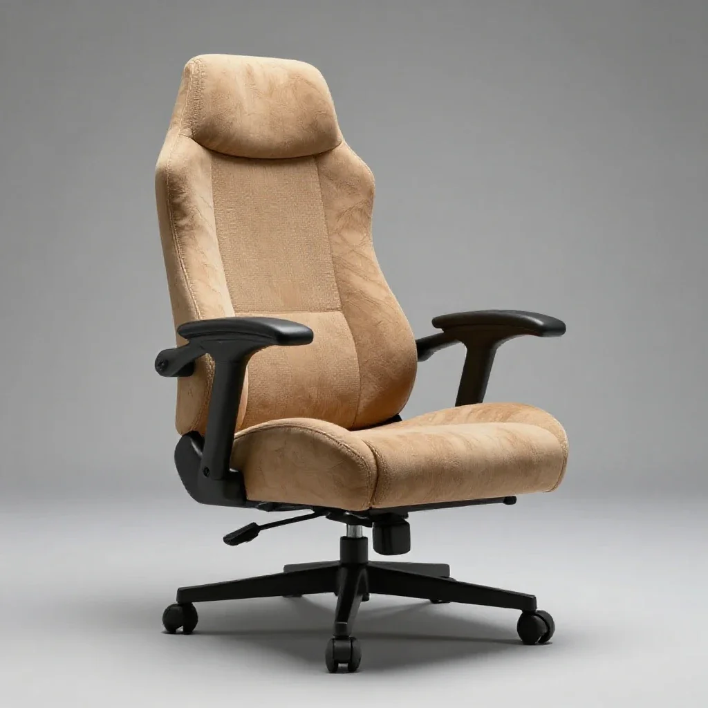 Mech cockpit chair isolated on a white background