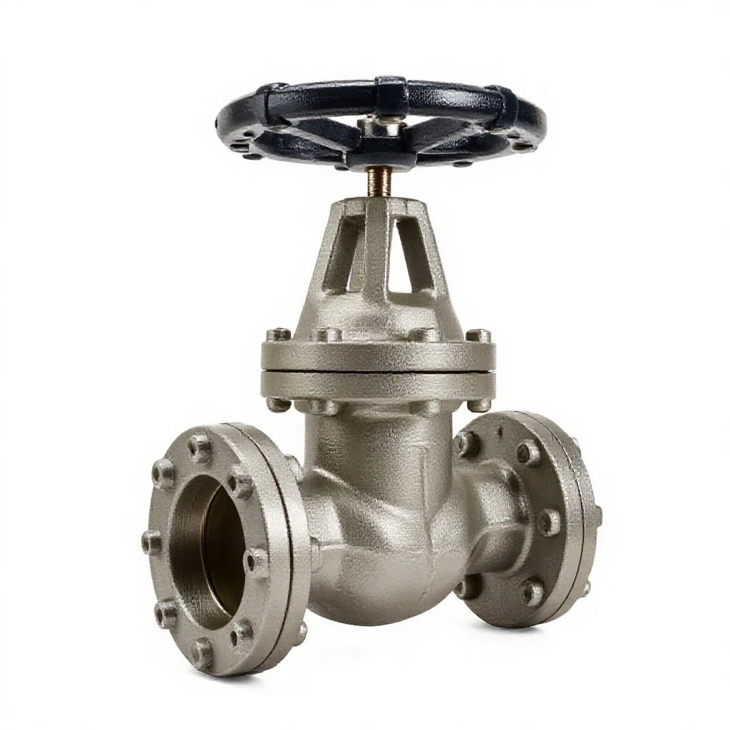 Reactor coolant valve isolated on a white background