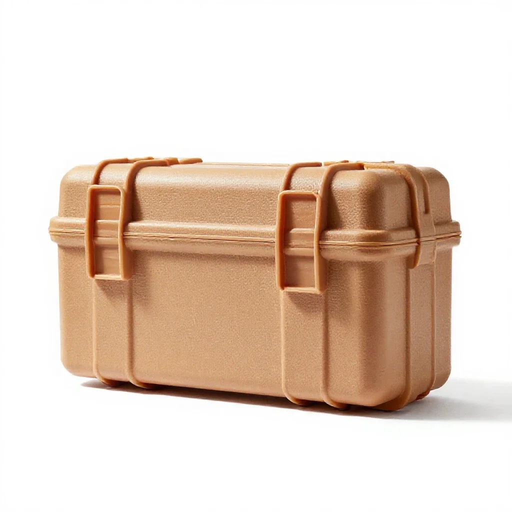 Sample containment case isolated on a white background