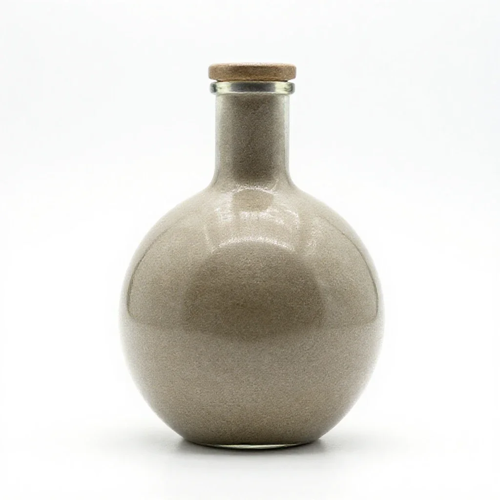 Antimatter containment flask isolated on a white background