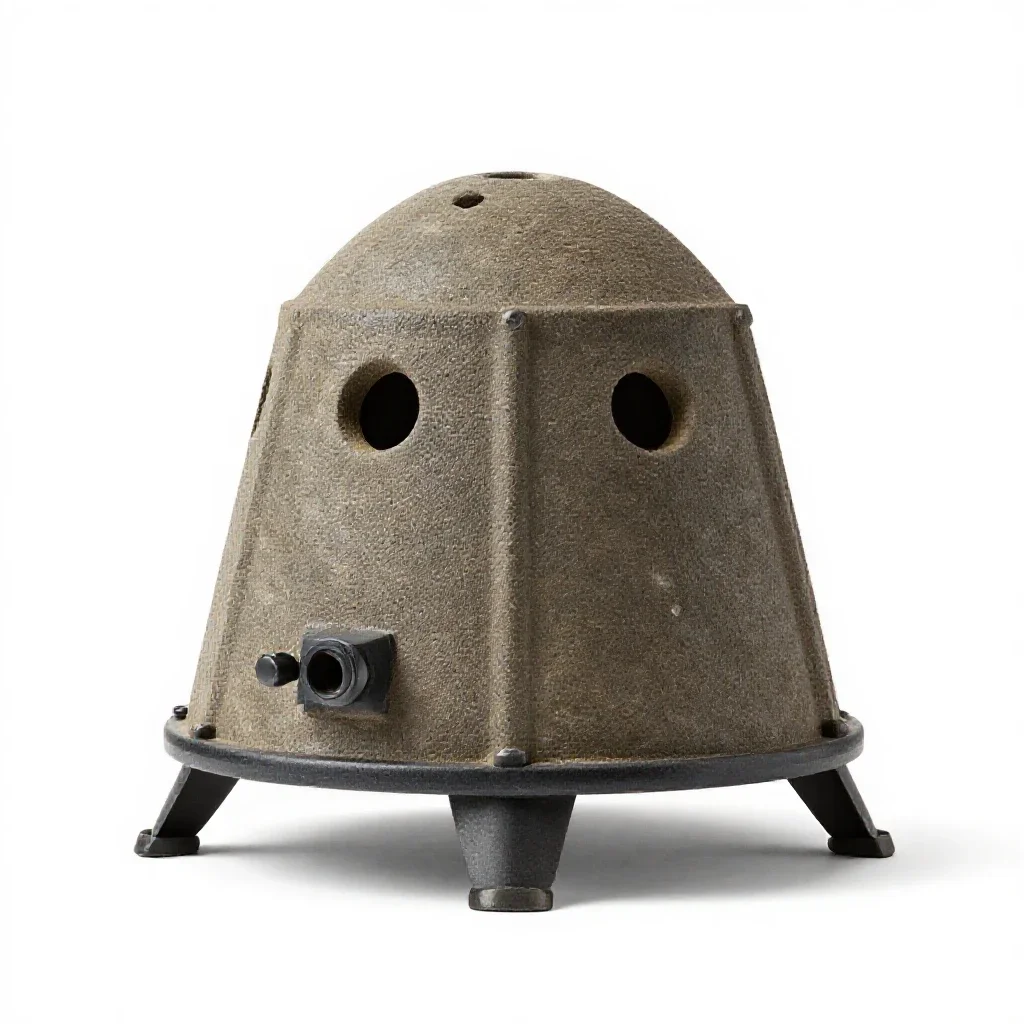 Atmospheric probe isolated on a white background