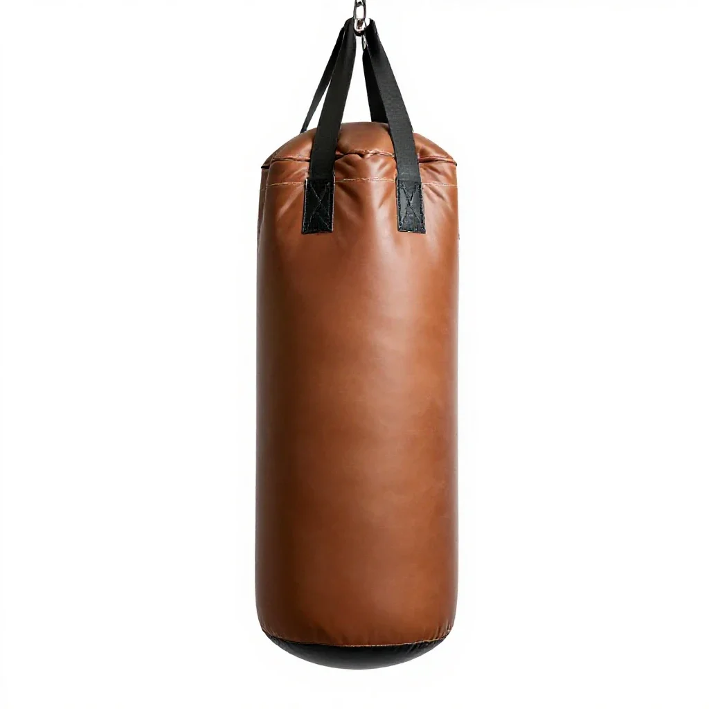 Punching bag isolated on a white background