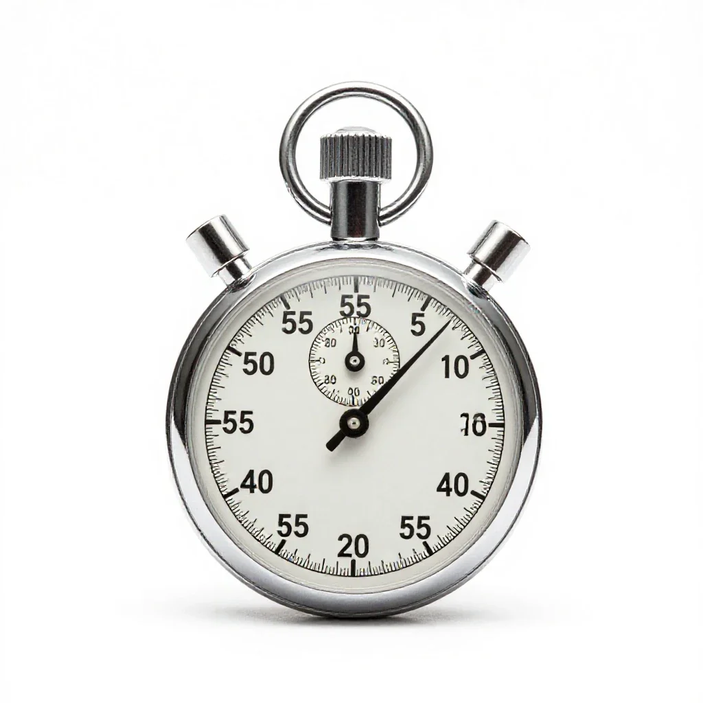 Stopwatch isolated on a white background