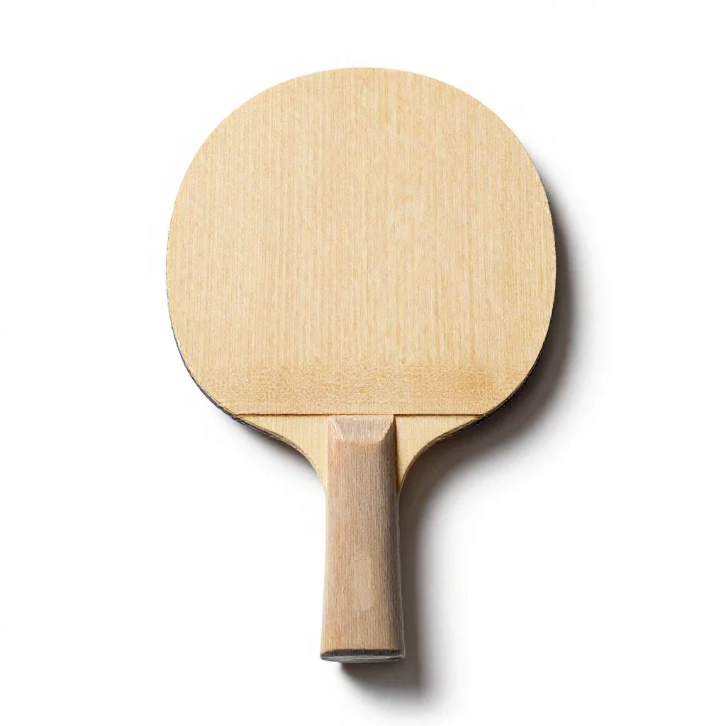 Table tennis paddle isolated on a white background