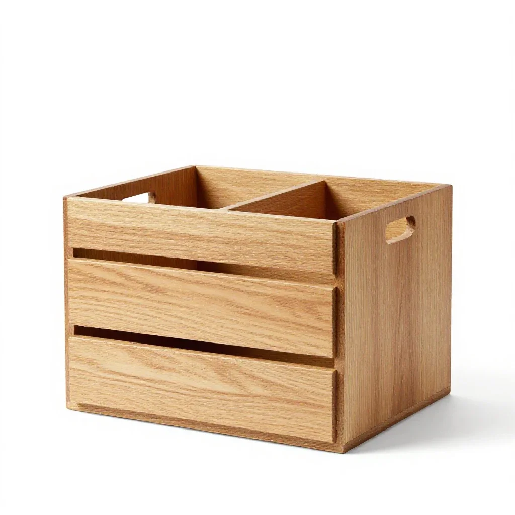 Desk organiser caddy isolated on a white background