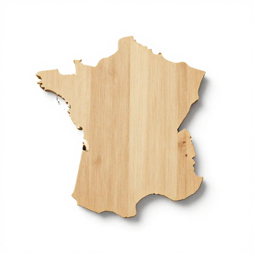 French curve template isolated on a white background
