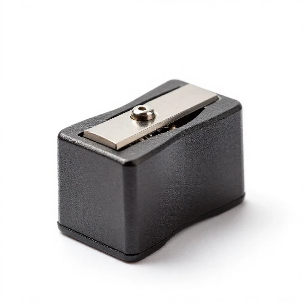 Rotary pencil sharpener isolated on a white background