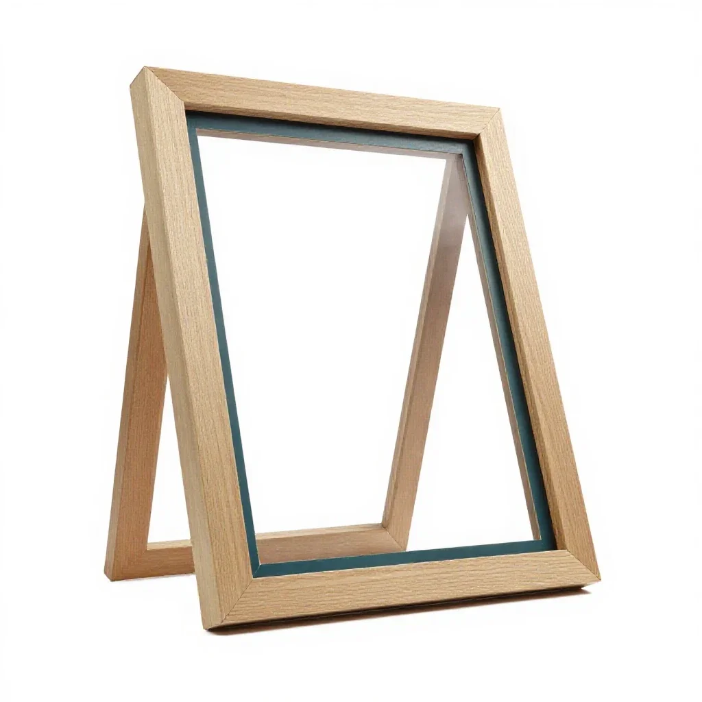 Screen printing frame isolated on a white background