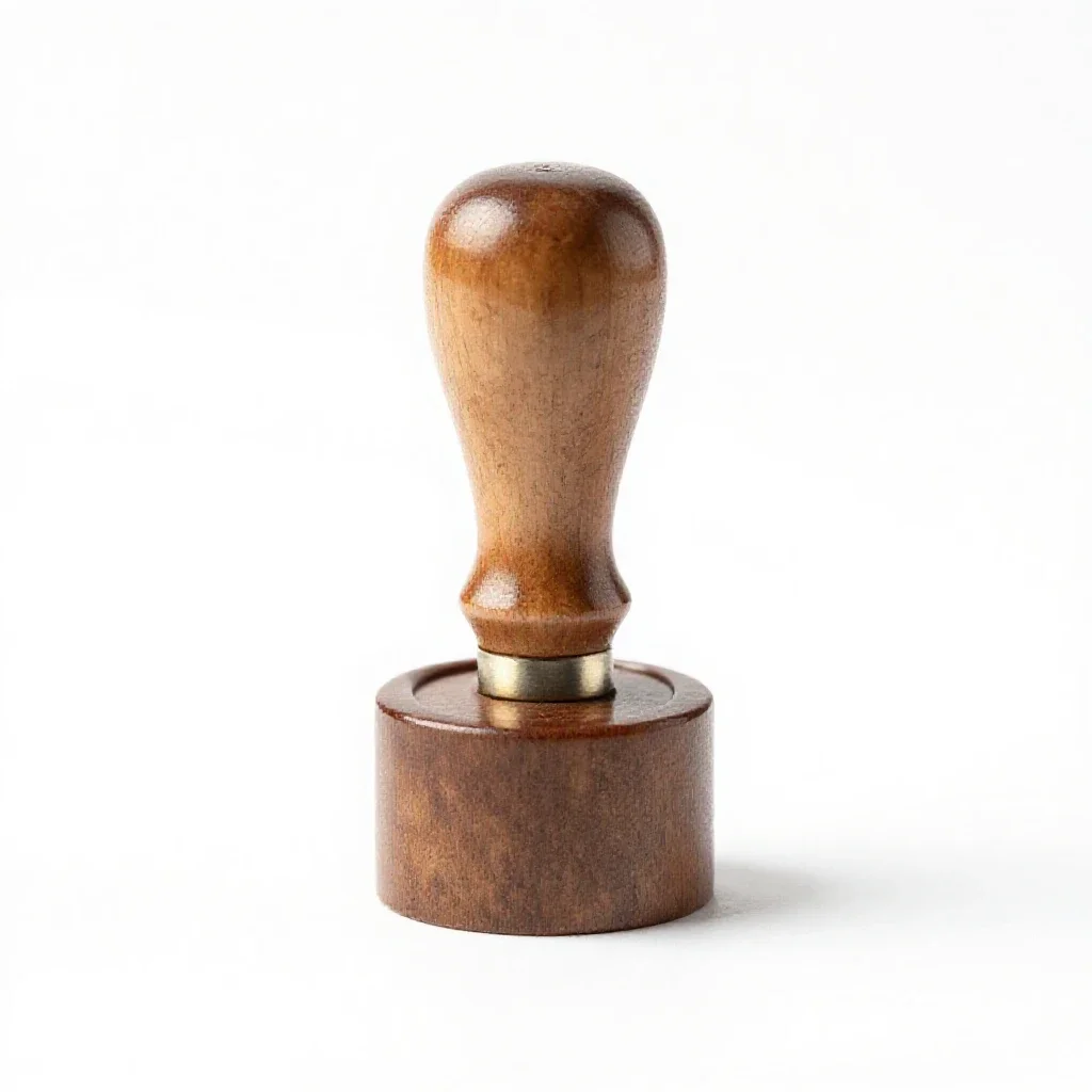 Wax seal stamp isolated on a white background