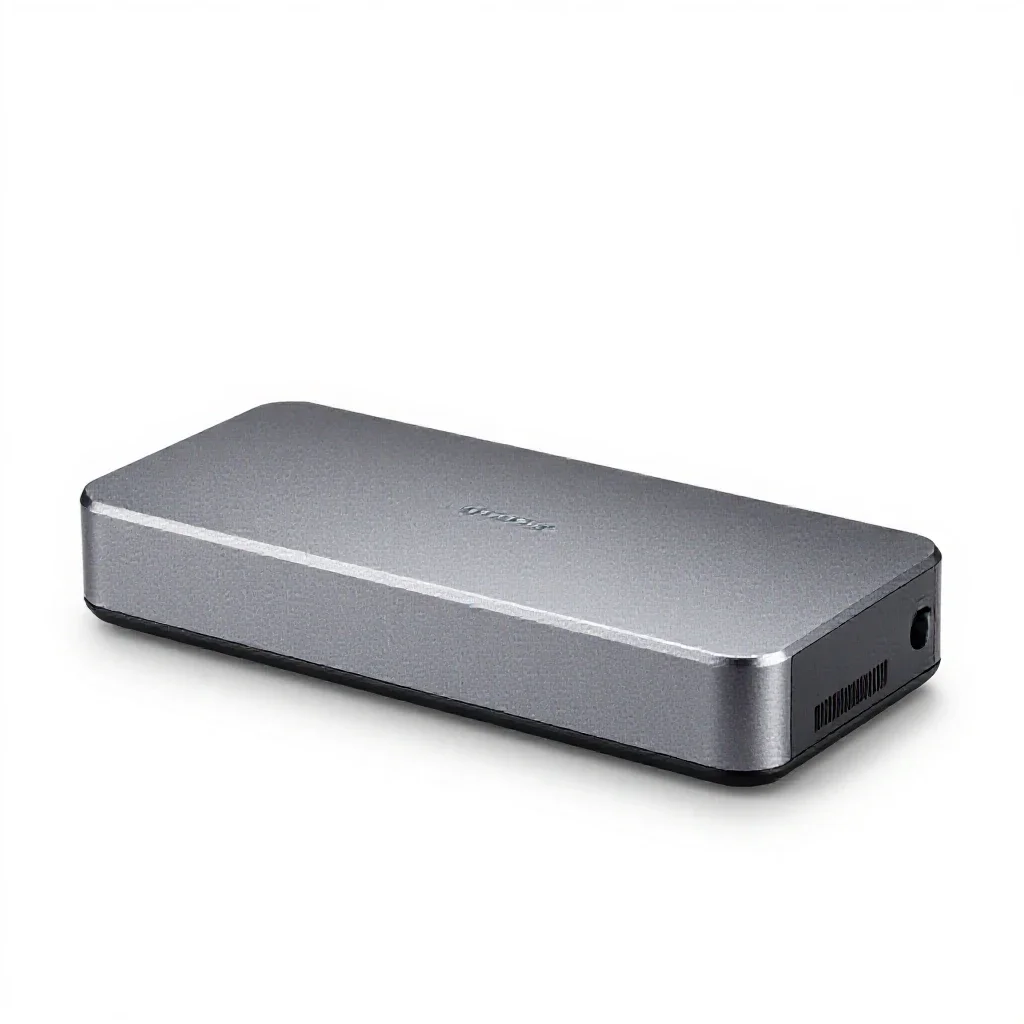 Laptop docking station isolated on a white background