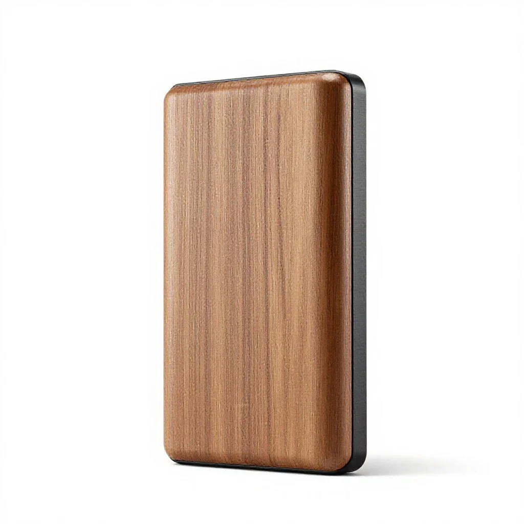 Portable power bank isolated on a white background