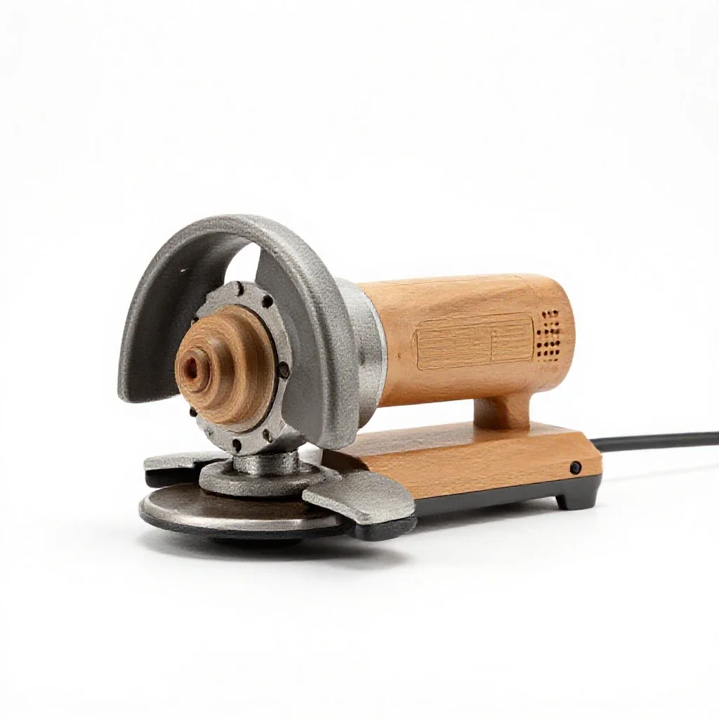 Bench grinder isolated on a white background