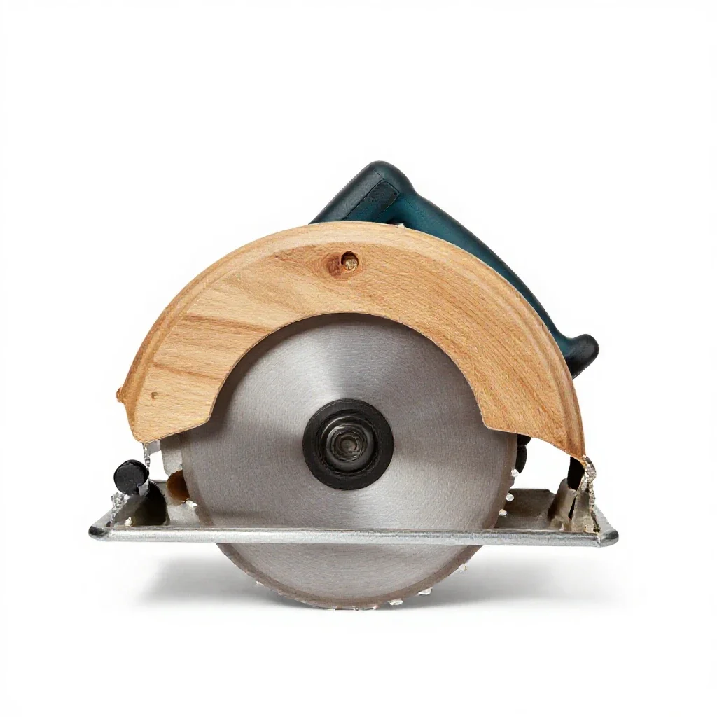 Circular saw isolated on a white background
