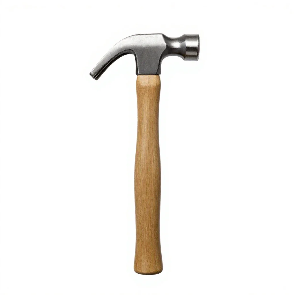 Claw hammer isolated on a white background