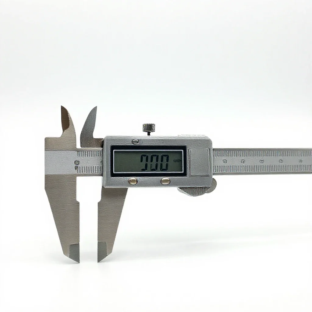 Digital caliper isolated on a white background