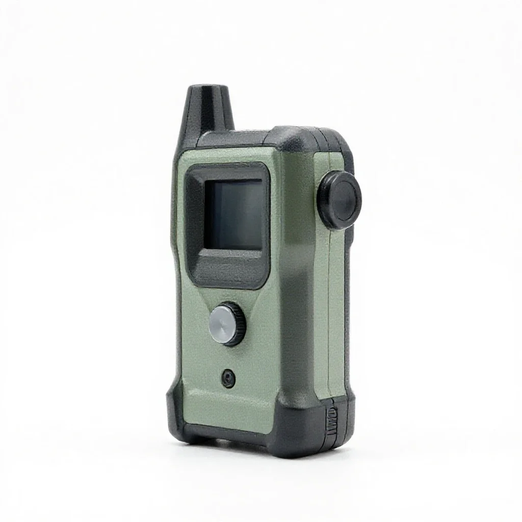 Laser distance meter isolated on a white background