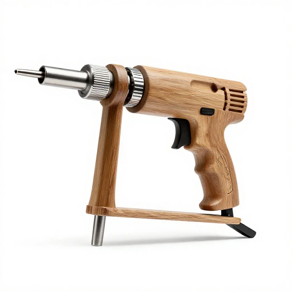 Nail gun isolated on a white background