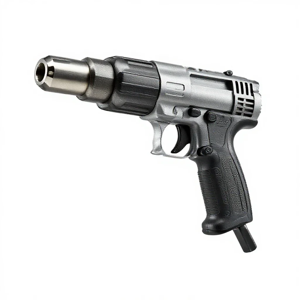 Rivet gun isolated on a white background