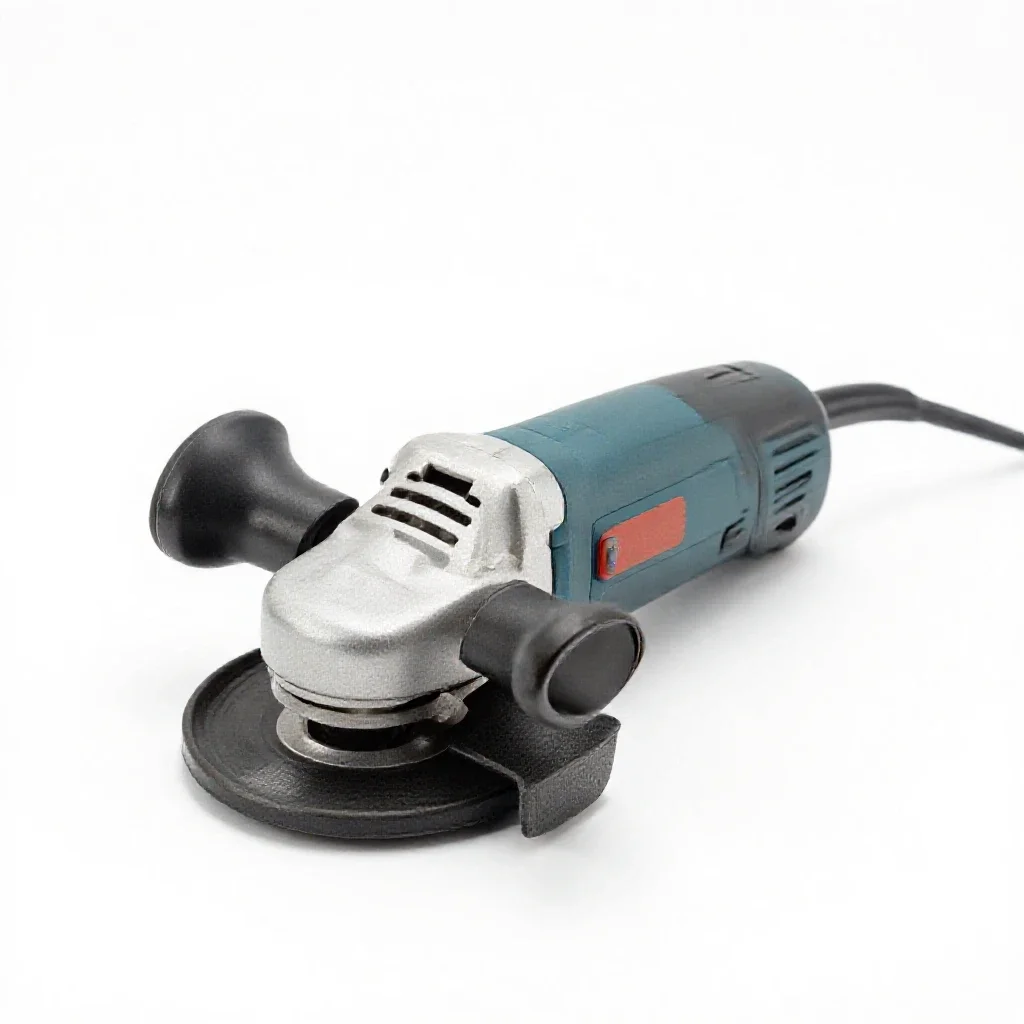 Angle grinder isolated on a white background