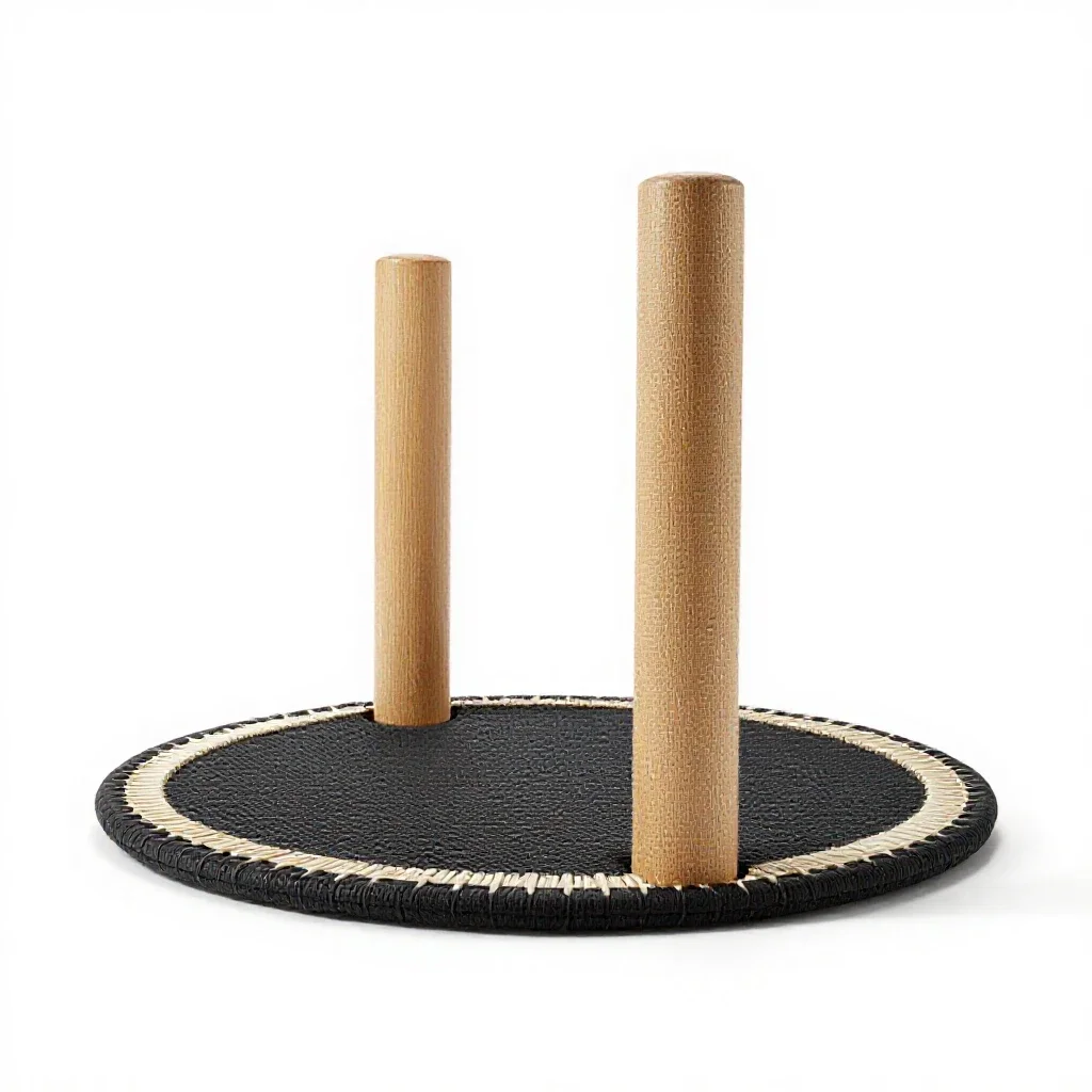 Skipping game elastic isolated on a white background
