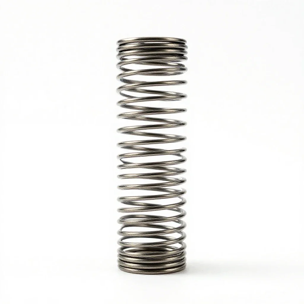 Slinky spring isolated on a white background