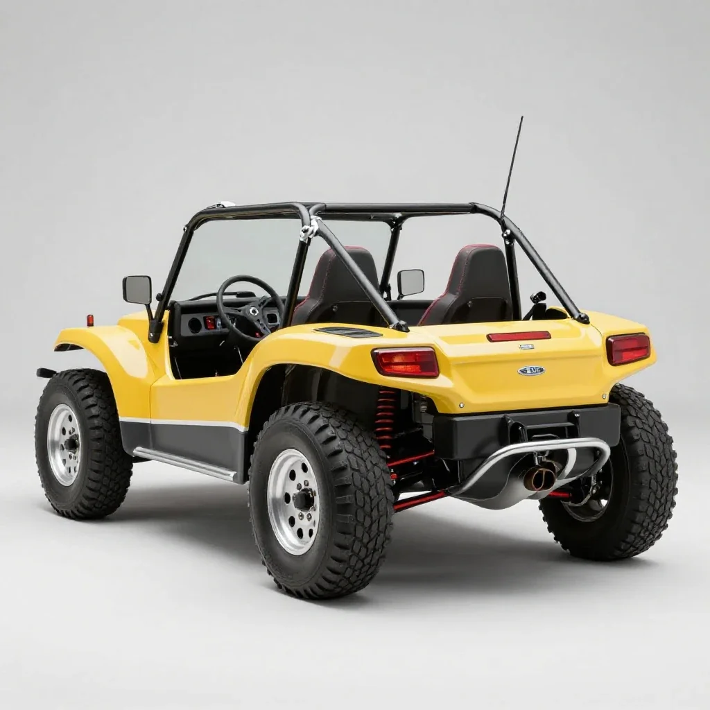 Dune buggy isolated on a white background