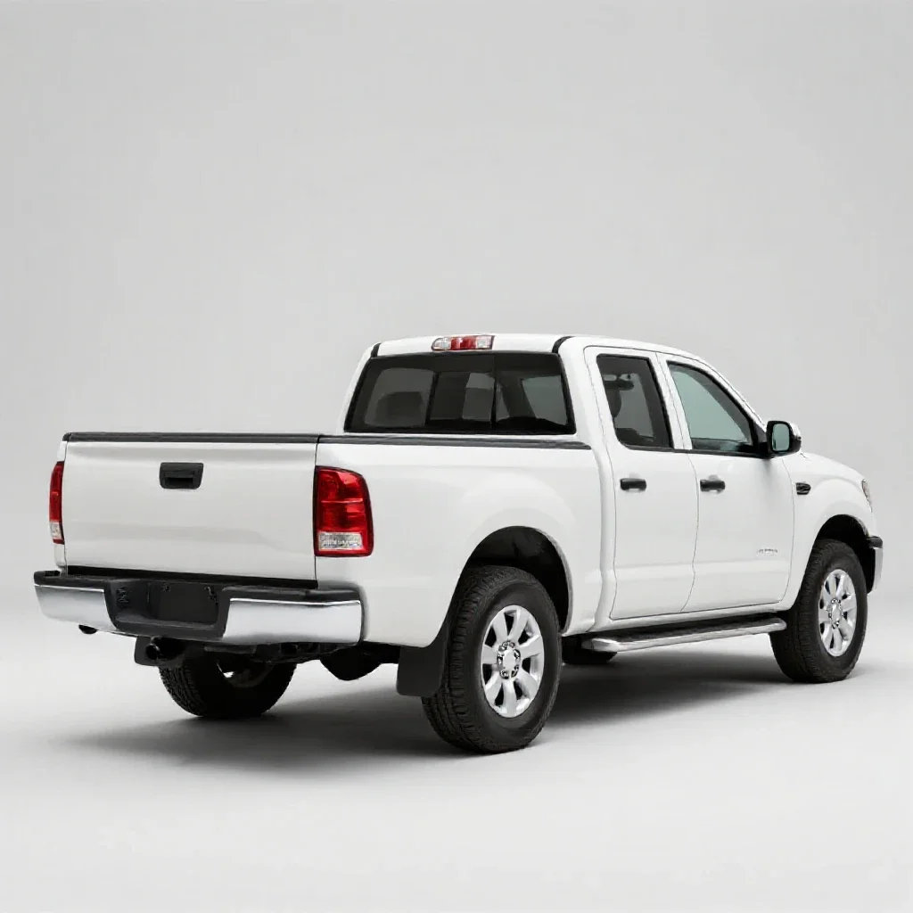 Pickup truck isolated on a white background