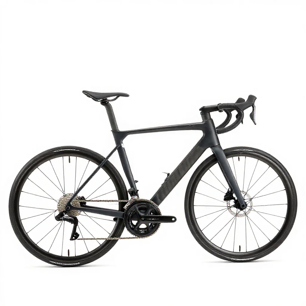 Road bicycle isolated on a white background