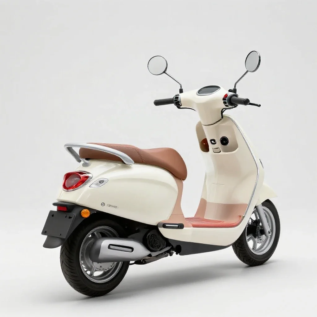 Scooter isolated on a white background