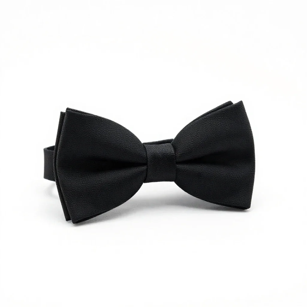 Black tie isolated on a white background